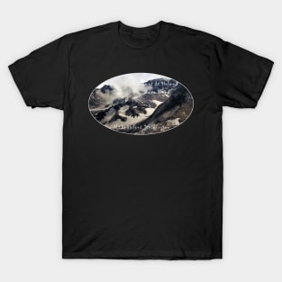 Mount St Helens lava dome closeup oval T-Shirt